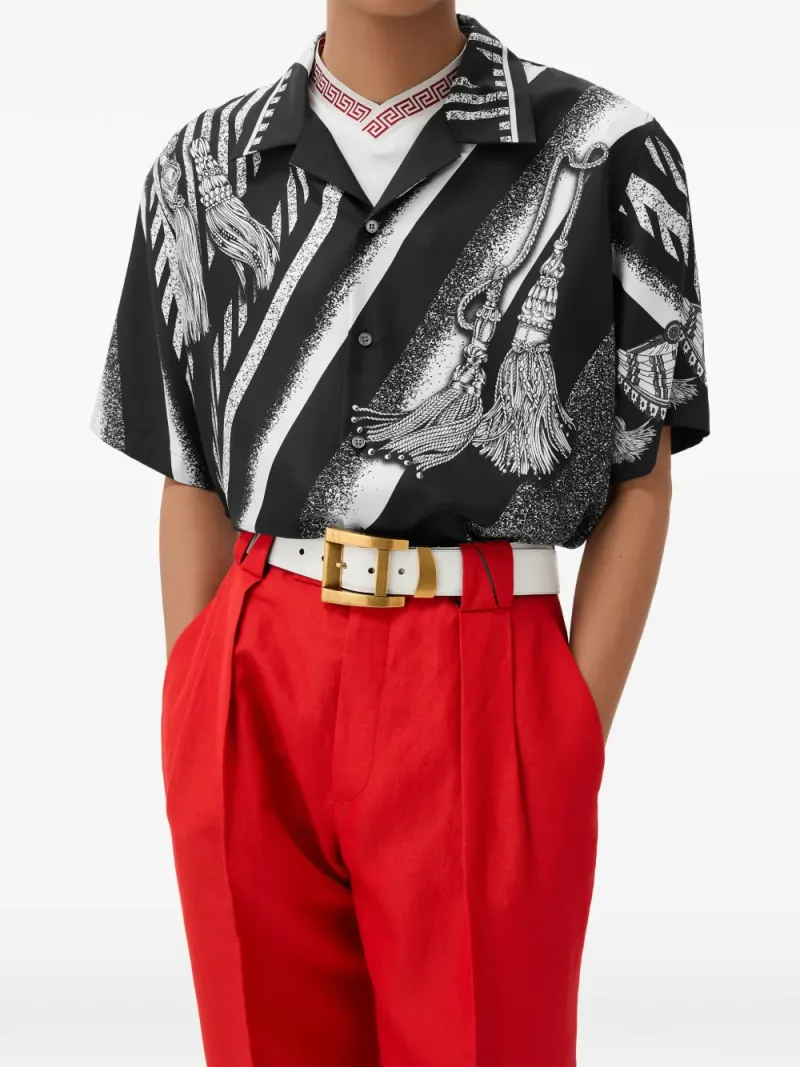 Versace — プリント シルクシャツ — 写真 2/4