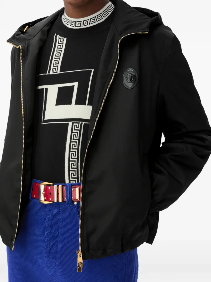 Versace — Giacca in twill tecnico — Foto 2 di 4
