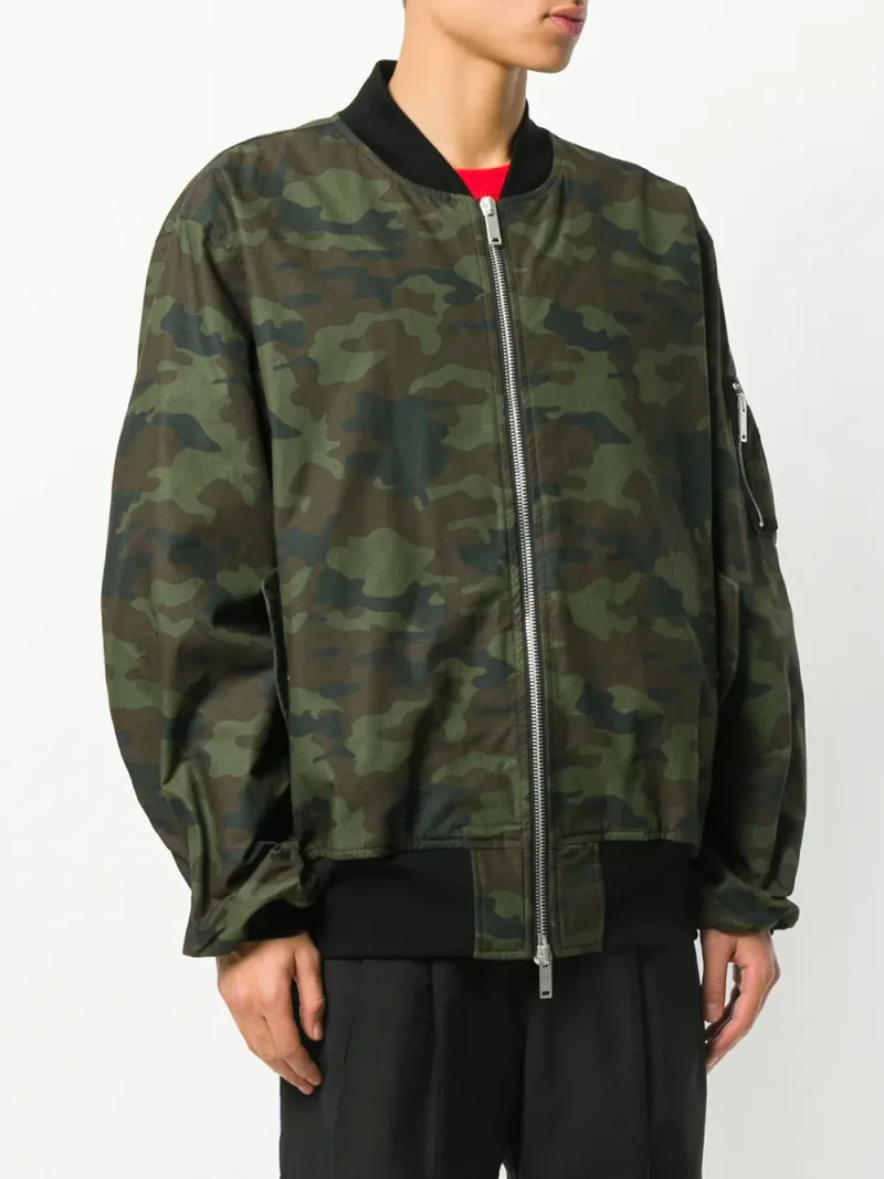 Unravel Project — Camouflage print bomber jacket — Photo 3 of 5