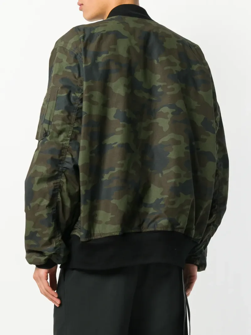 Unravel Project — Camouflage print bomber jacket — Photo 4 of 5