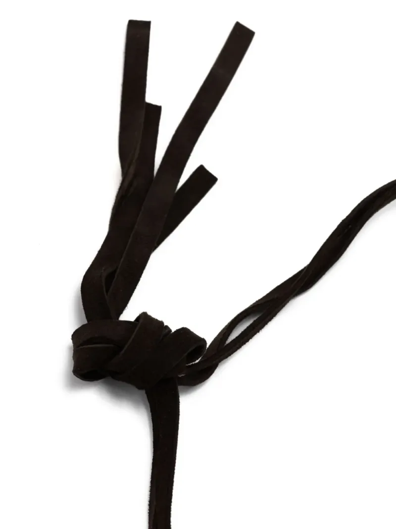 OAMC — Statement-pendant leather necklace — Foto 3 di 3
