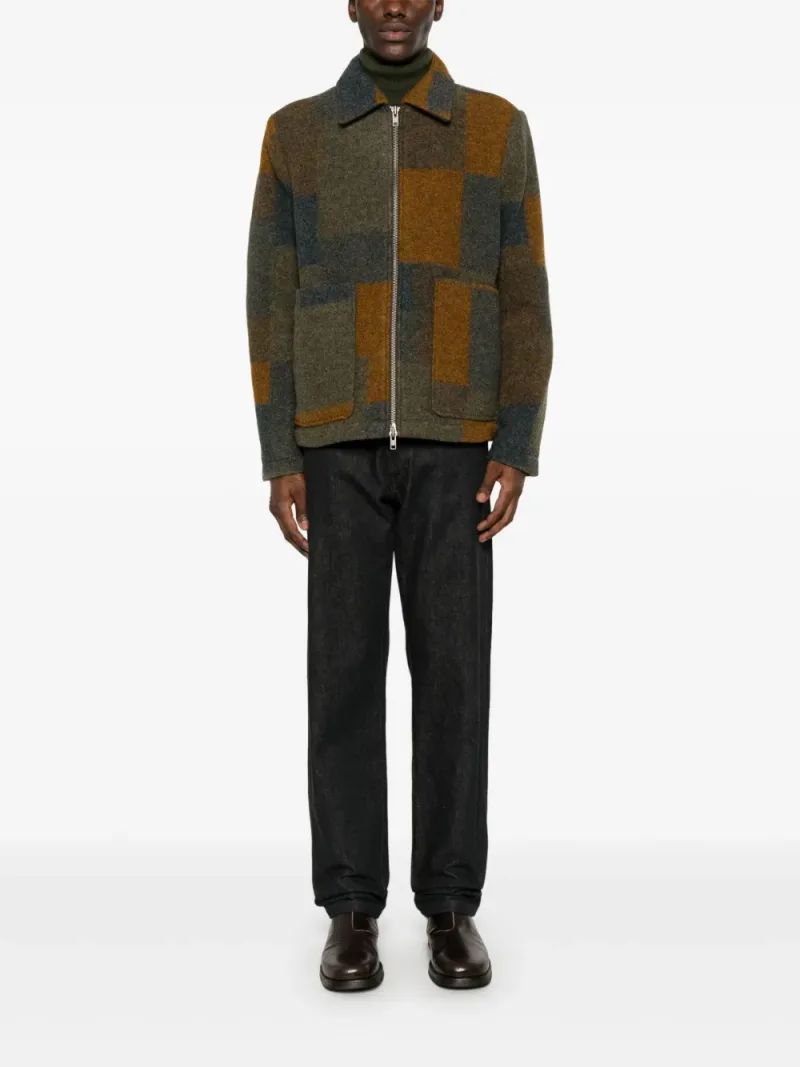NN.07 — Gael - two-way zipper wool jacket — Foto 2 di 5