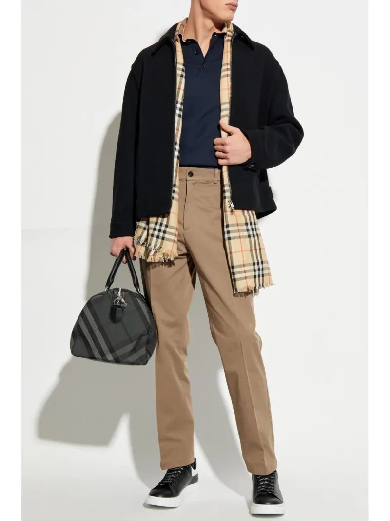 Burberry — Cotton chino trousers — Foto 2 di 4