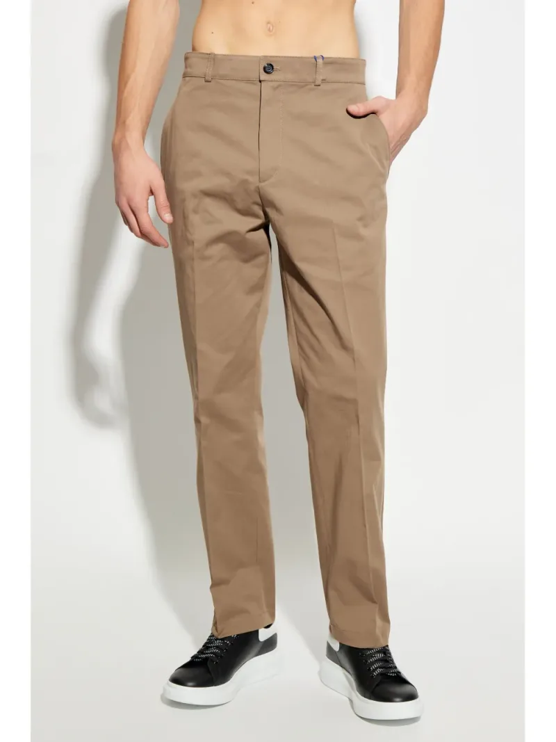 Burberry — Cotton chino trousers — Foto 3 di 4