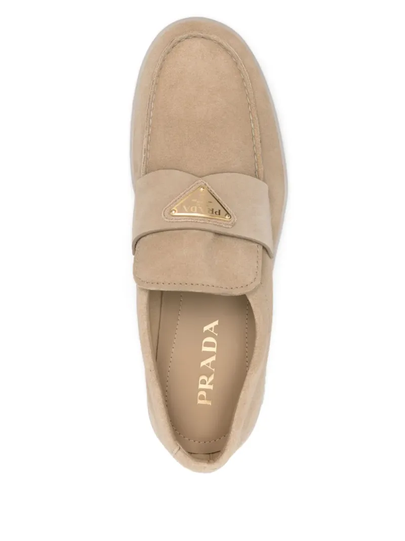 Prada — Triangle-logo loafers — Foto 4 di 4