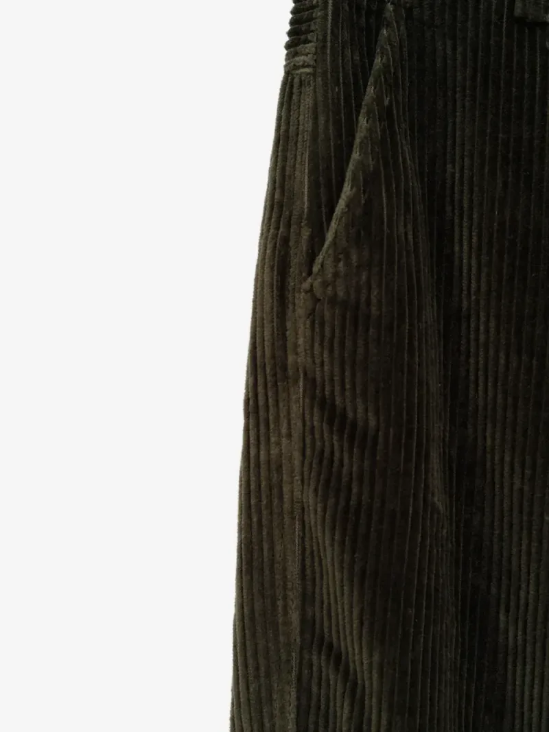Moncler Grenoble — Pantaloni a coste con applicazione — Foto 2 di 2