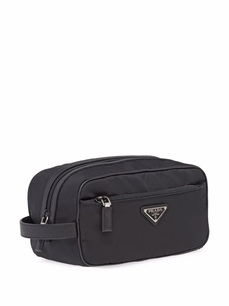 Prada — Logo-plaque wash bag — Foto 3 di 5