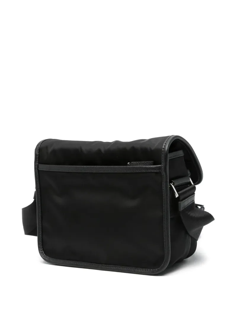 Prada — Bolsa tiracolo de couro Saffiano e Re-Nylon — Foto 3 de 5