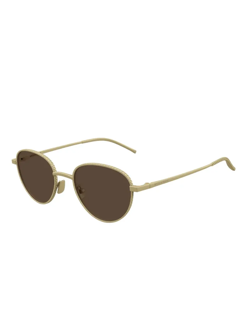 Bottega Veneta — Intrecciato Pathos round-frame sunglasses — Photo 2 of 2