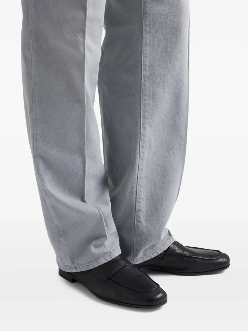 Prada — Logo-print leather loafers — Foto 5 di 5