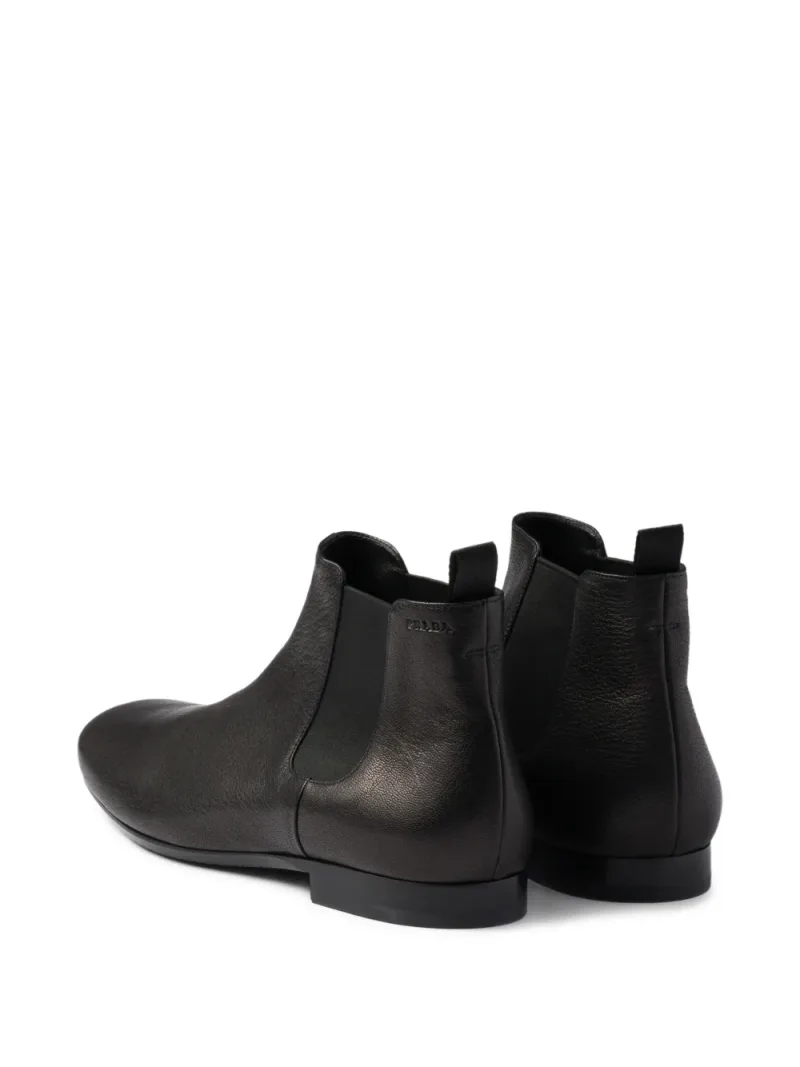 Prada — Leather chelsea boots — Foto 3 di 4