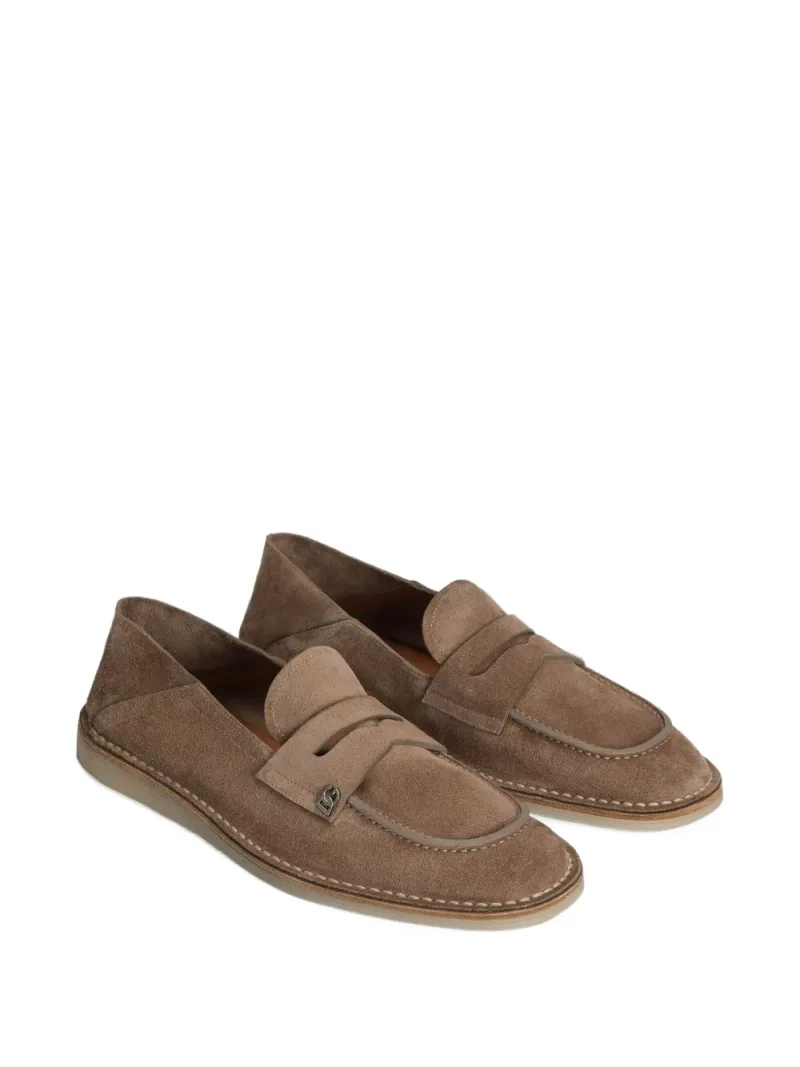 Dolce & Gabbana — Reversed calfskin slippers — Photo 2 of 4