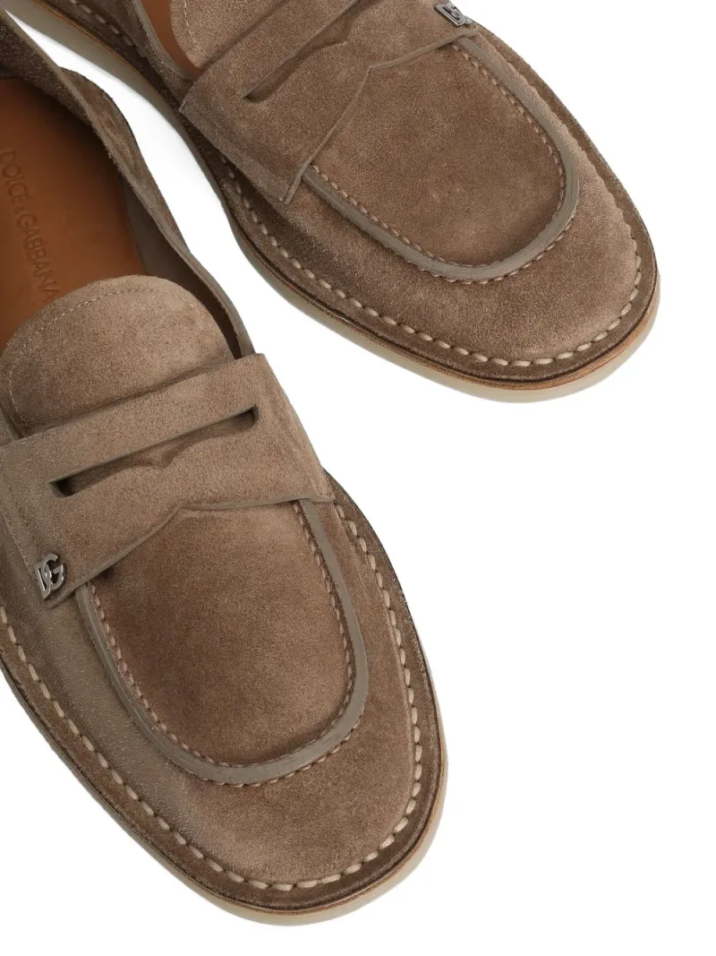 Dolce & Gabbana — Reversed calfskin slippers — Photo 3 of 4