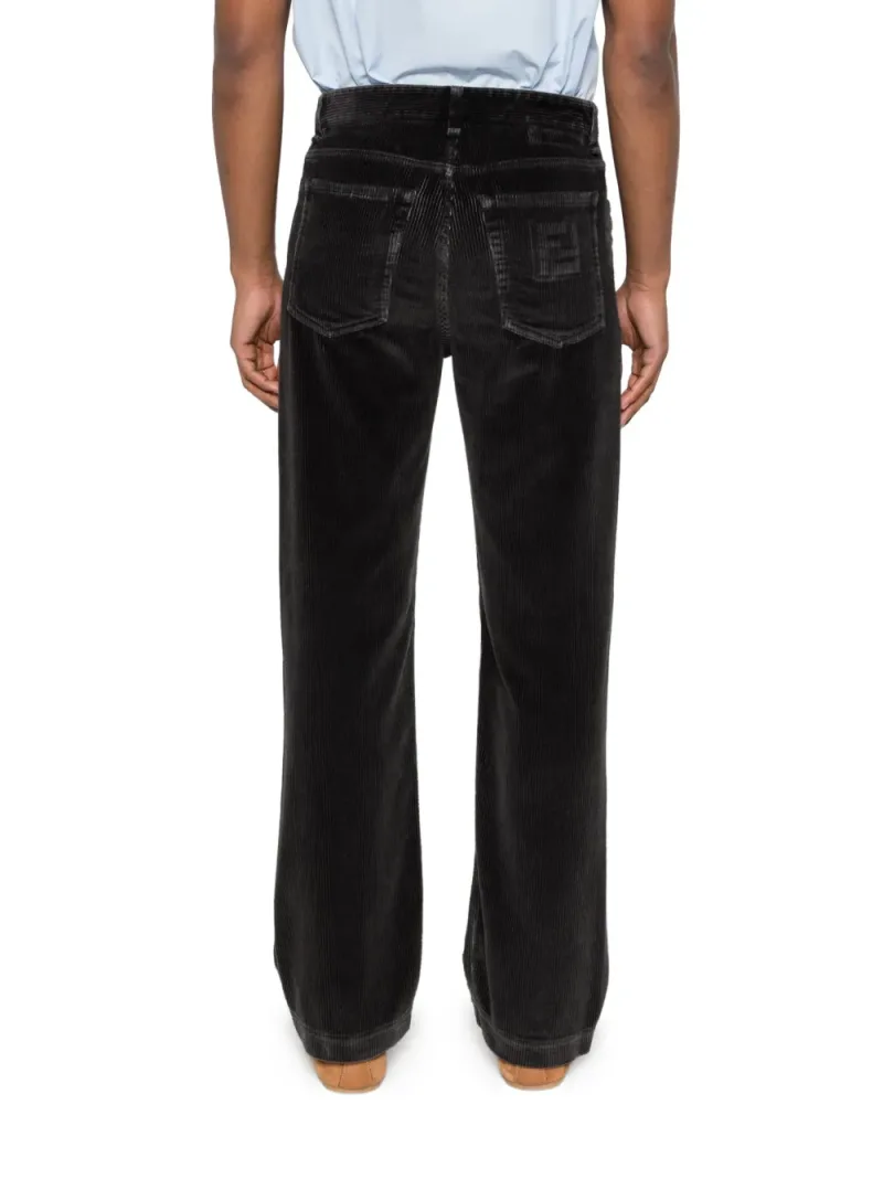 Fendi — Corduroy FF-logo trousers — Foto 4 di 5