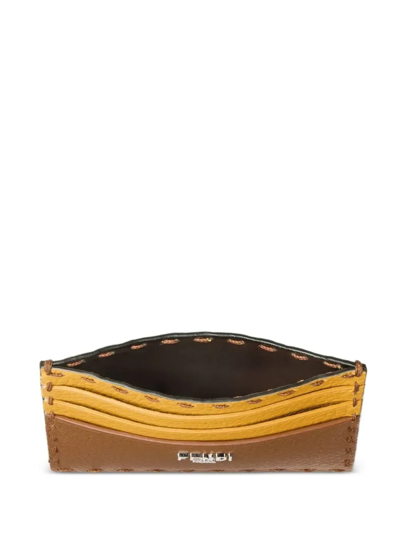 Fendi — Stitched bicolour cardholder — Foto 3 di 3