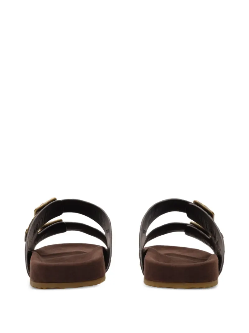 Burberry — Checked suede sandals — Foto 3 di 4