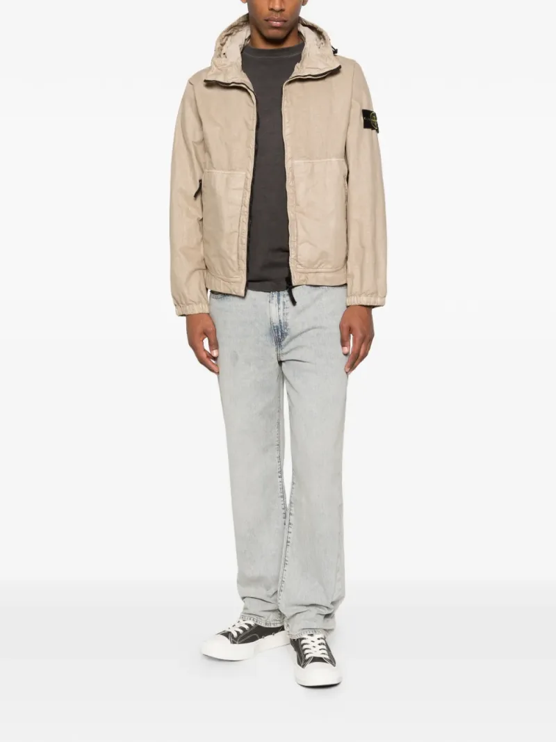 Stone Island — Logo-patch hooded jacket — Photo 2 of 5