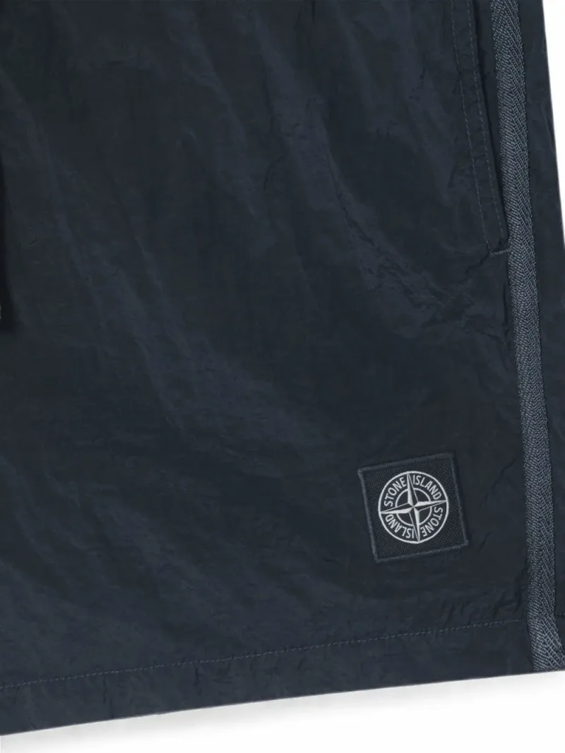 Stone Island — Logo-patch drawstring swim shorts — Photo 2 of 2