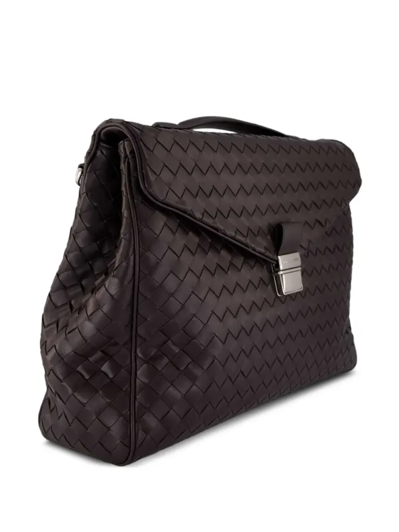 Bottega Veneta — Intrecciato-leather shoulder bag — Foto 3 di 5