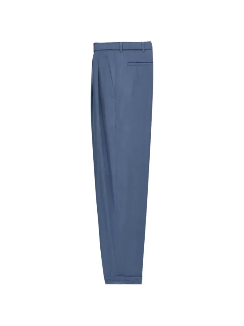 Saint Laurent — Pleated trousers — Foto 2 di 2
