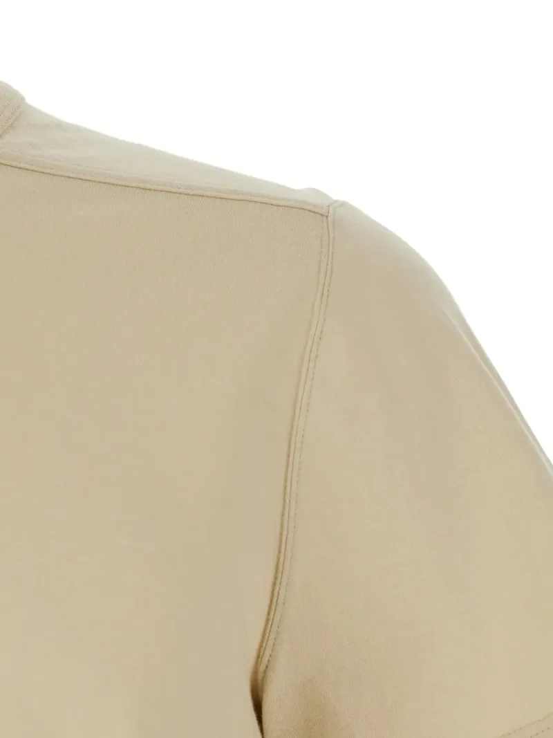 Rick Owens — Crew-neck stitched T-shirt — Foto 3 di 3