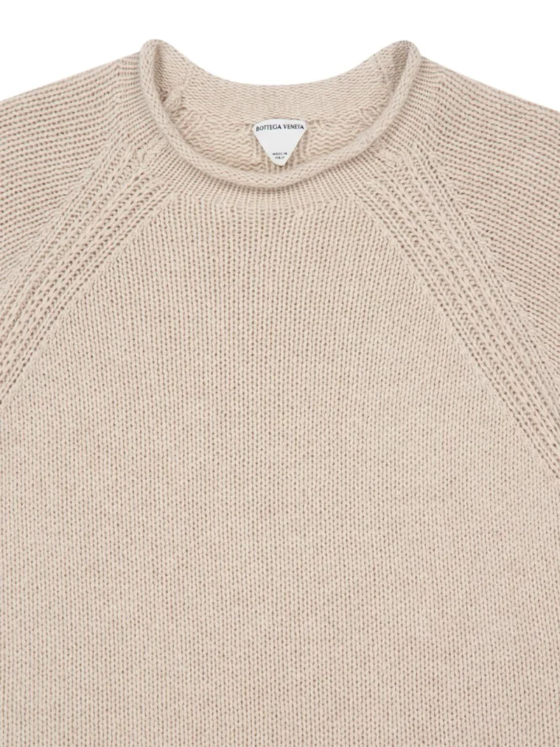 Bottega Veneta — Melange-effect cashmere sweater — Photo 3 of 5