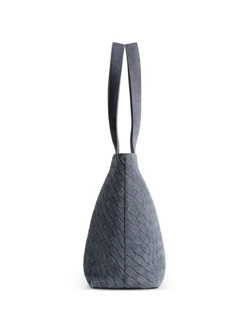 Bottega Veneta — Intrecciato suede tote bag — Photo 2 of 3