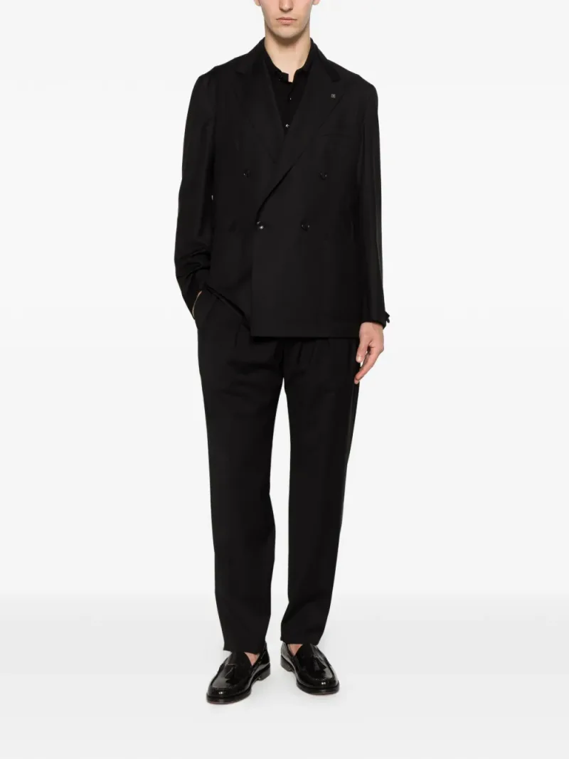Tagliatore — Pleated elasticated-waistband trousers — Foto 2 di 5