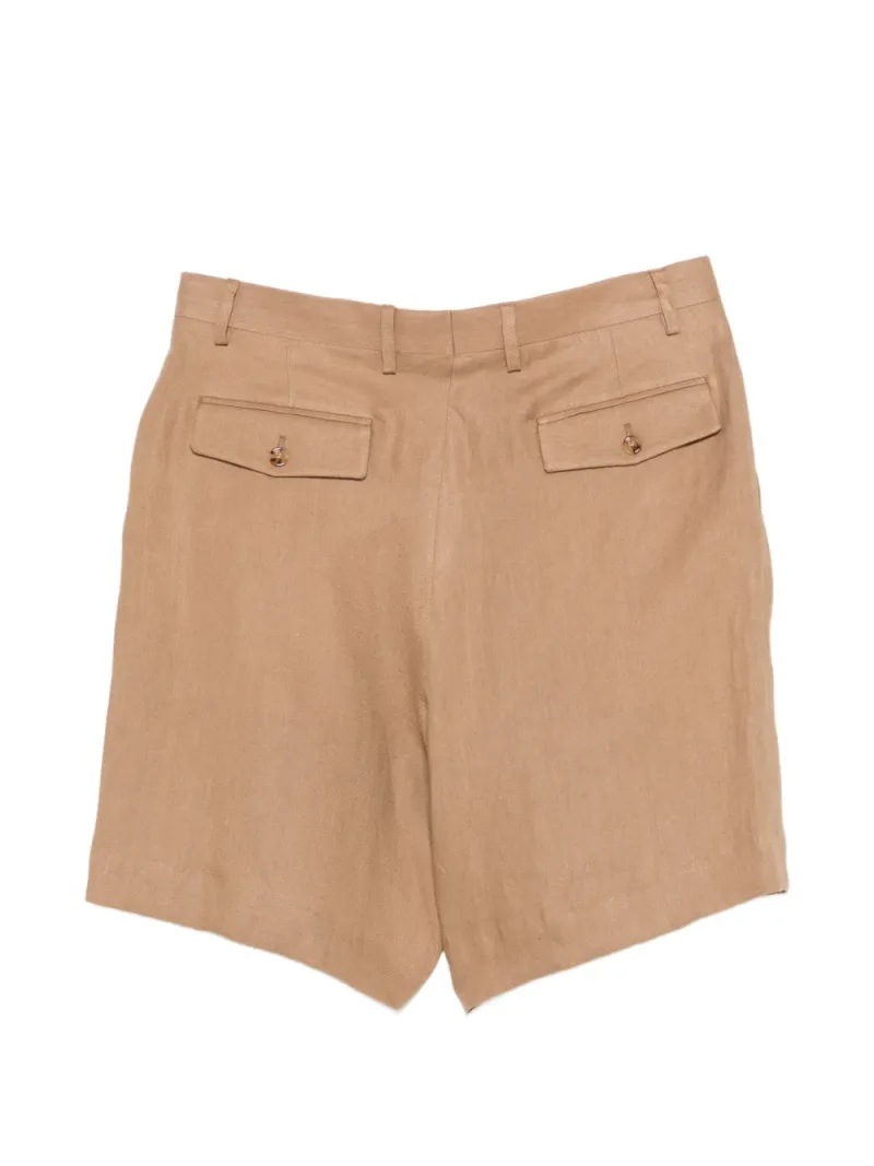 Lardini — Paaramis pleated shorts — Foto 2 di 3