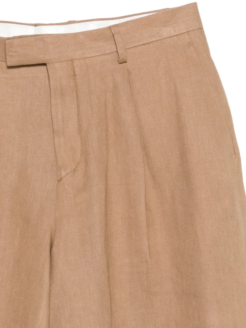 Lardini — Paaramis pleated shorts — Foto 3 di 3