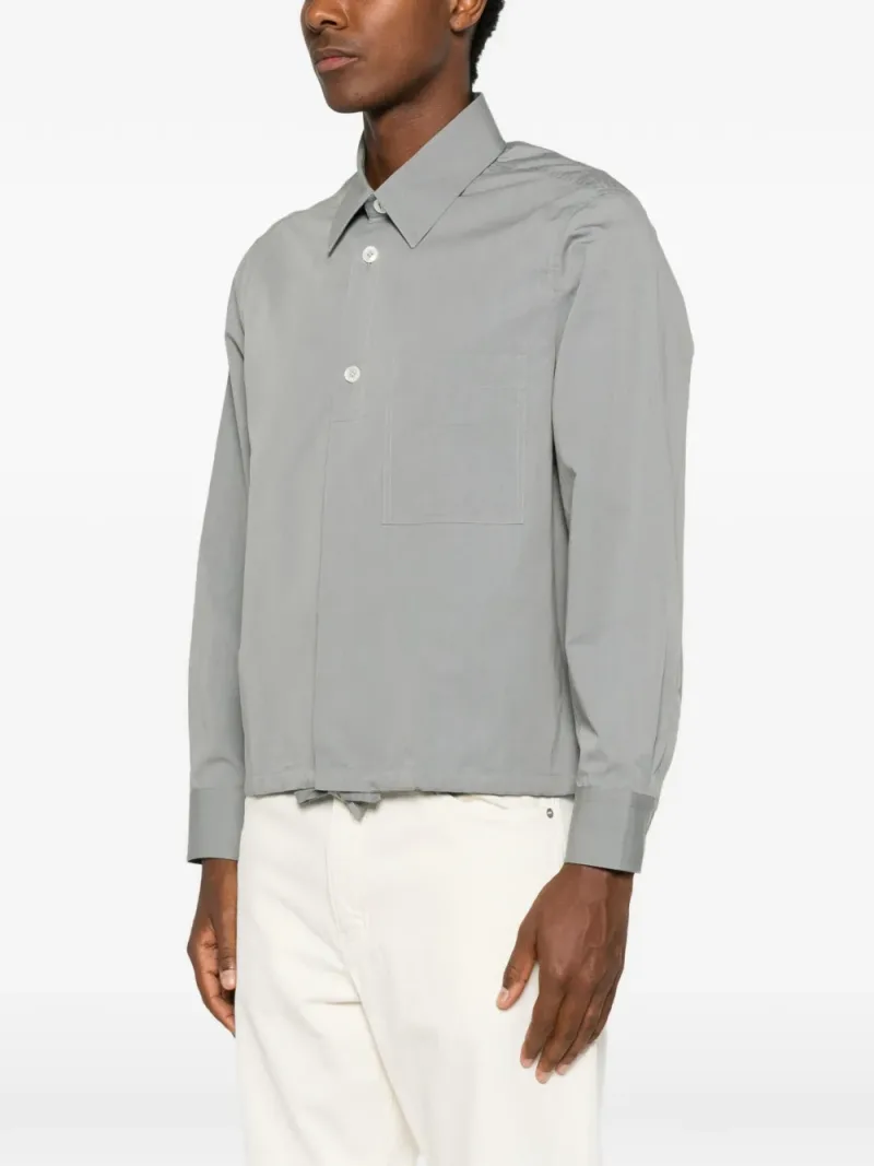 Lardini — Patch-pocket popover shirt — Foto 3 di 5