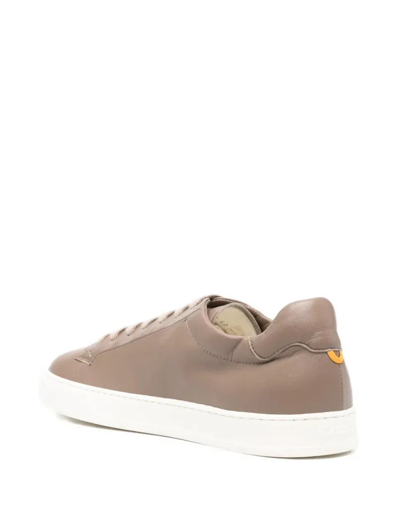 Doucal's — Taupe leather sneakers — Photo 3 of 4