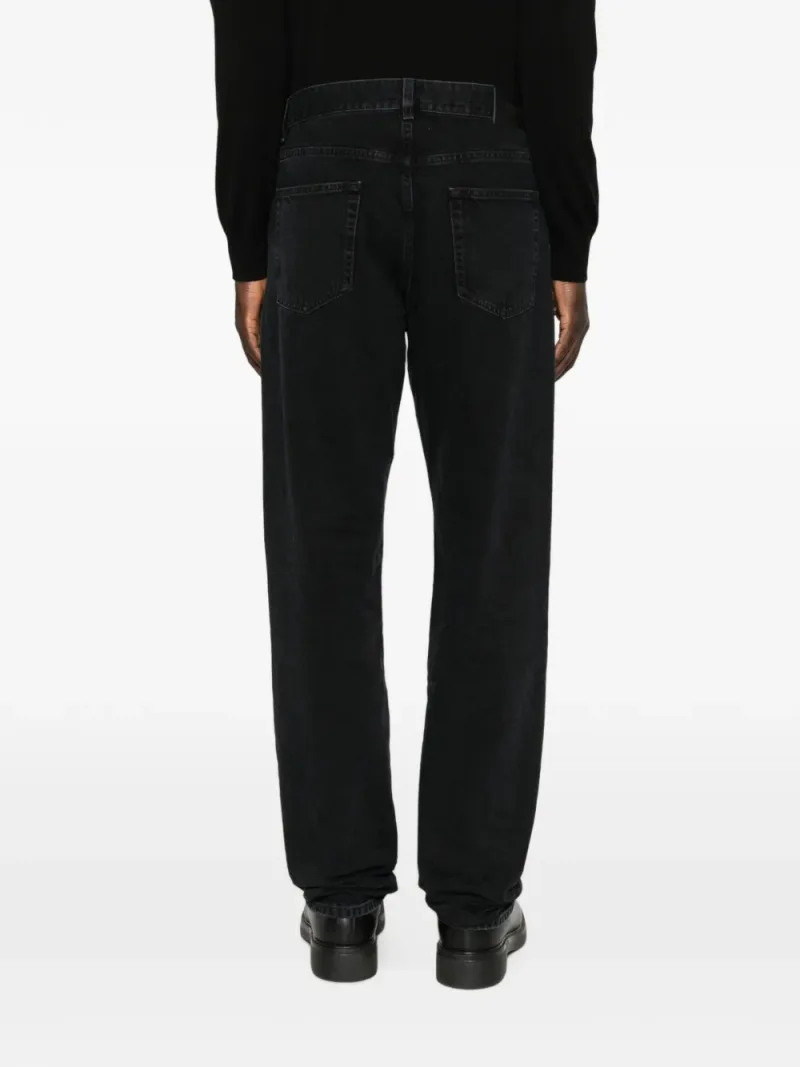 Saint Laurent — Logo-patch jeans — Foto 4 di 5