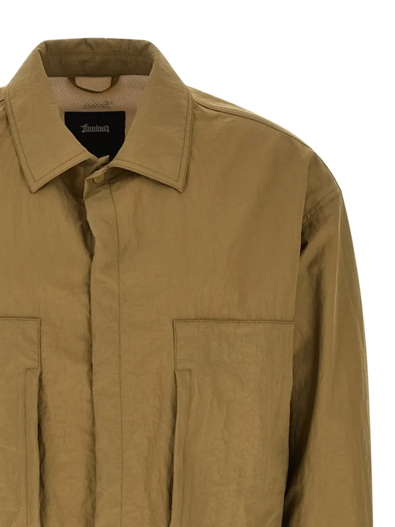 Herno — Hidden-button shirt jacket — Foto 3 di 4