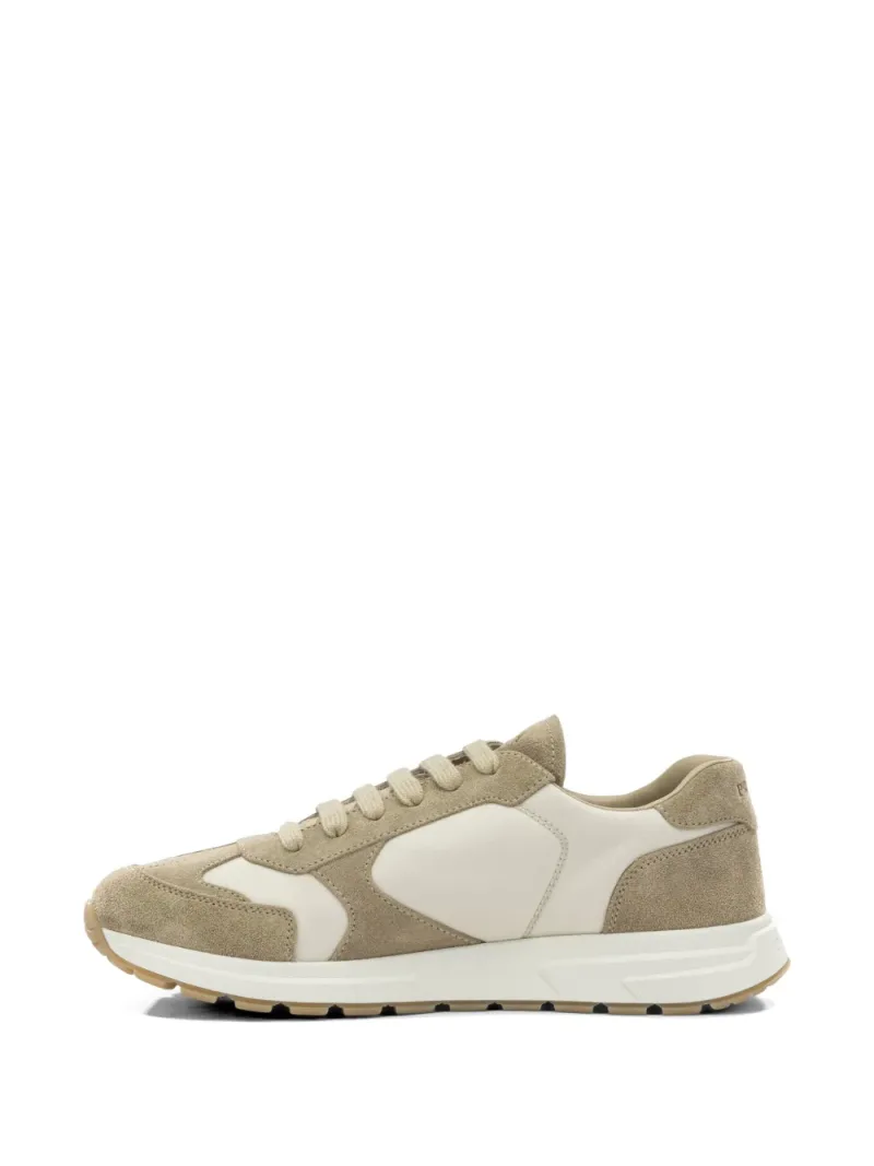 Prada — Prax suede and Re-Nylon sneakers — Foto 4 di 4