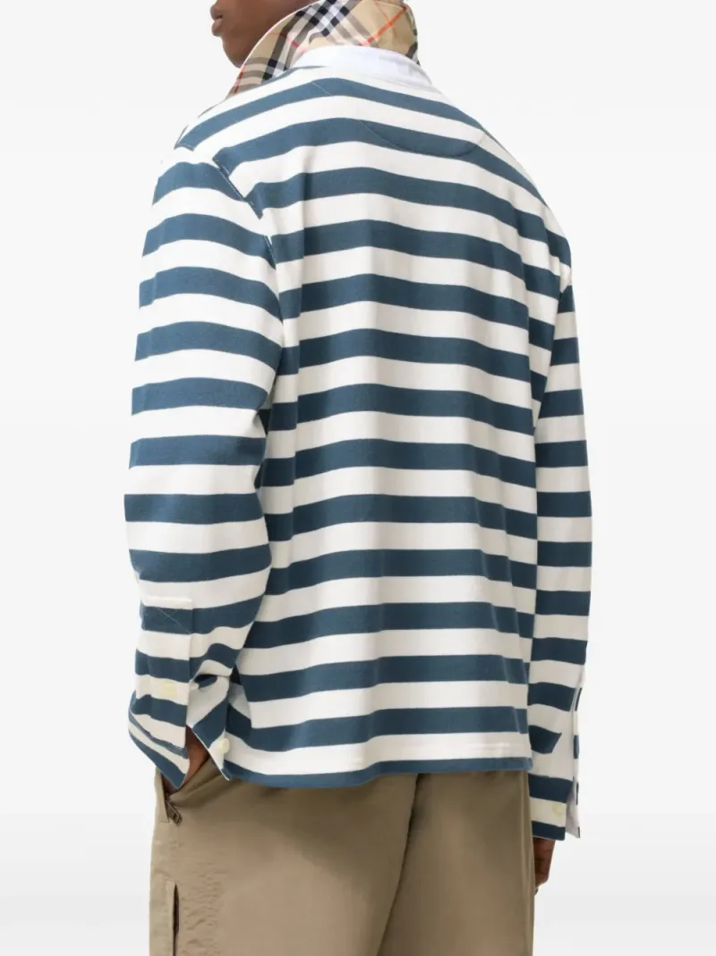 Burberry — Knight-stamp cotton rugby shirt — Photo 3 of 3