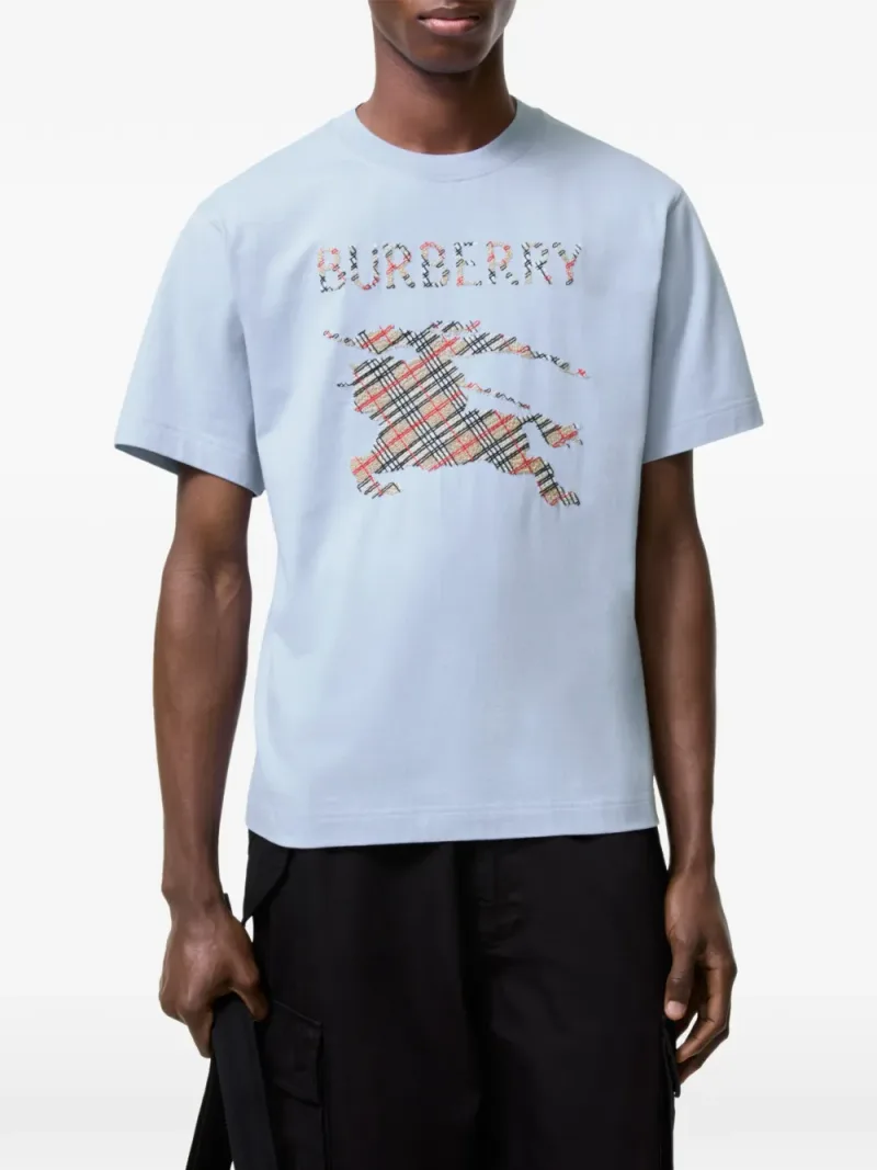 Burberry — Cross-stitch Knight ​cotton T-shirt — Photo 2 of 3