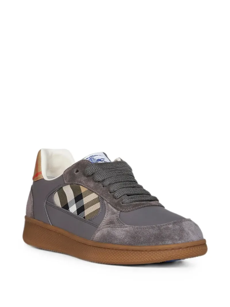 Burberry — Terrace check-panel sneakers — Foto 2 di 3