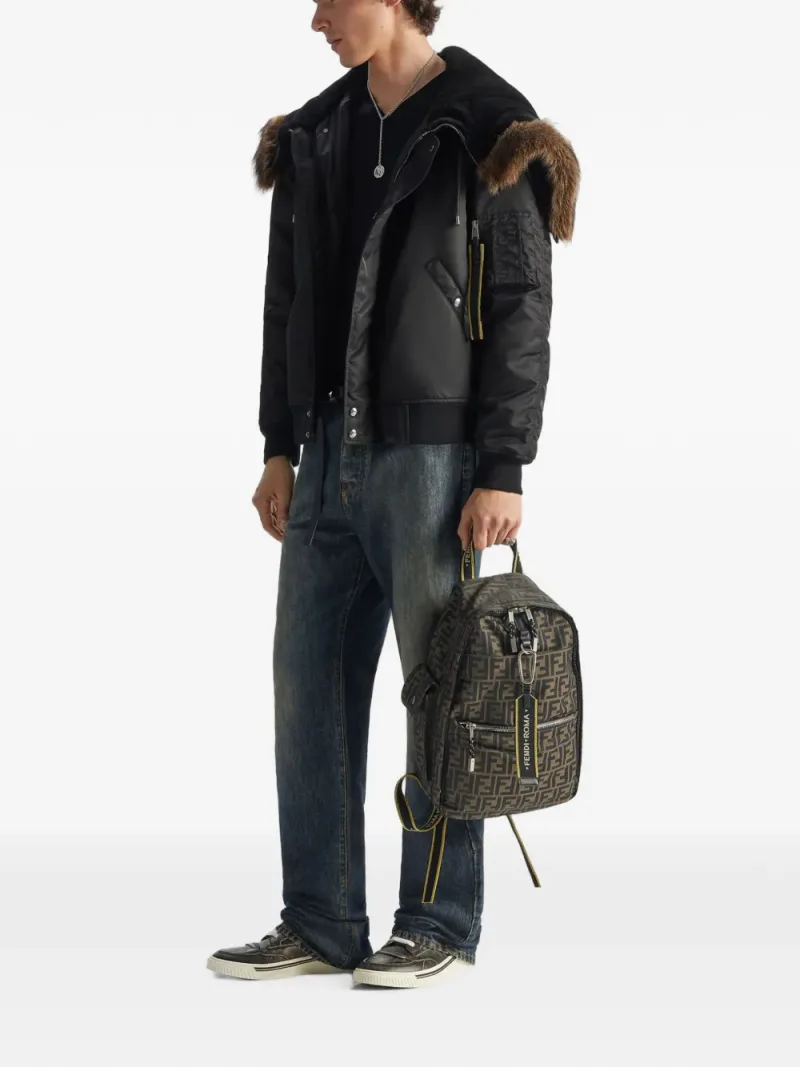 Fendi — Climb Superlight FF Zucca fabric backpack — Foto 2 di 5