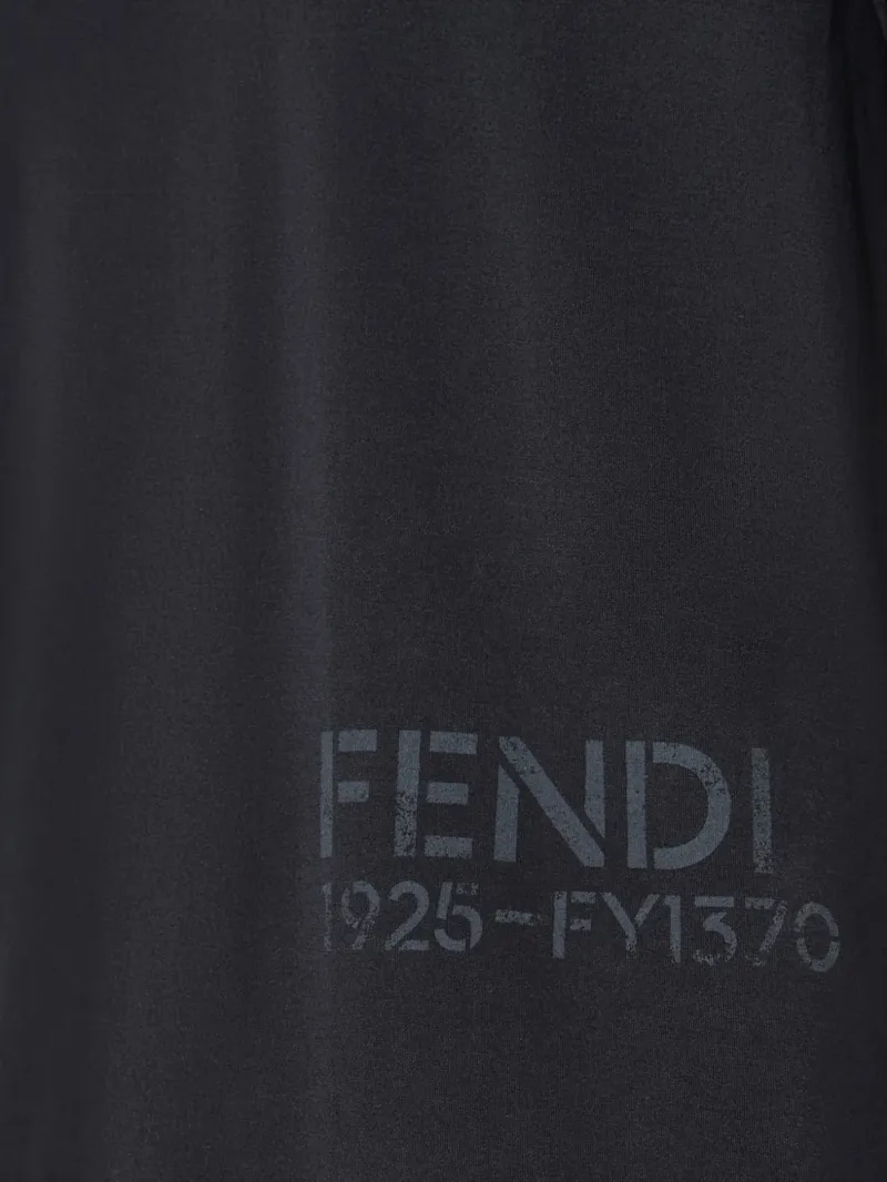 Fendi — Black cotton T-shirt — Photo 2 of 2