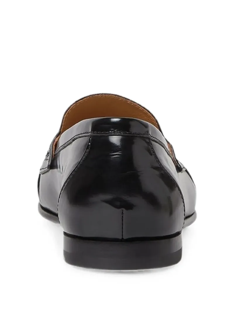 Fendi — Scrunch ruched leather loafers — Foto 3 di 4