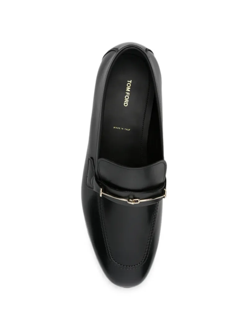 Tom Ford — Gigi T-hardware leather loafers — Photo 4 of 4