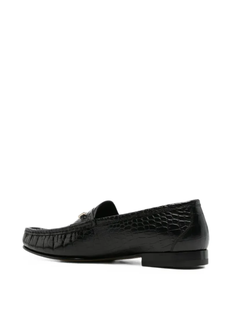Tom Ford — Crocodile-effect T-bar loafers — Photo 3 of 4