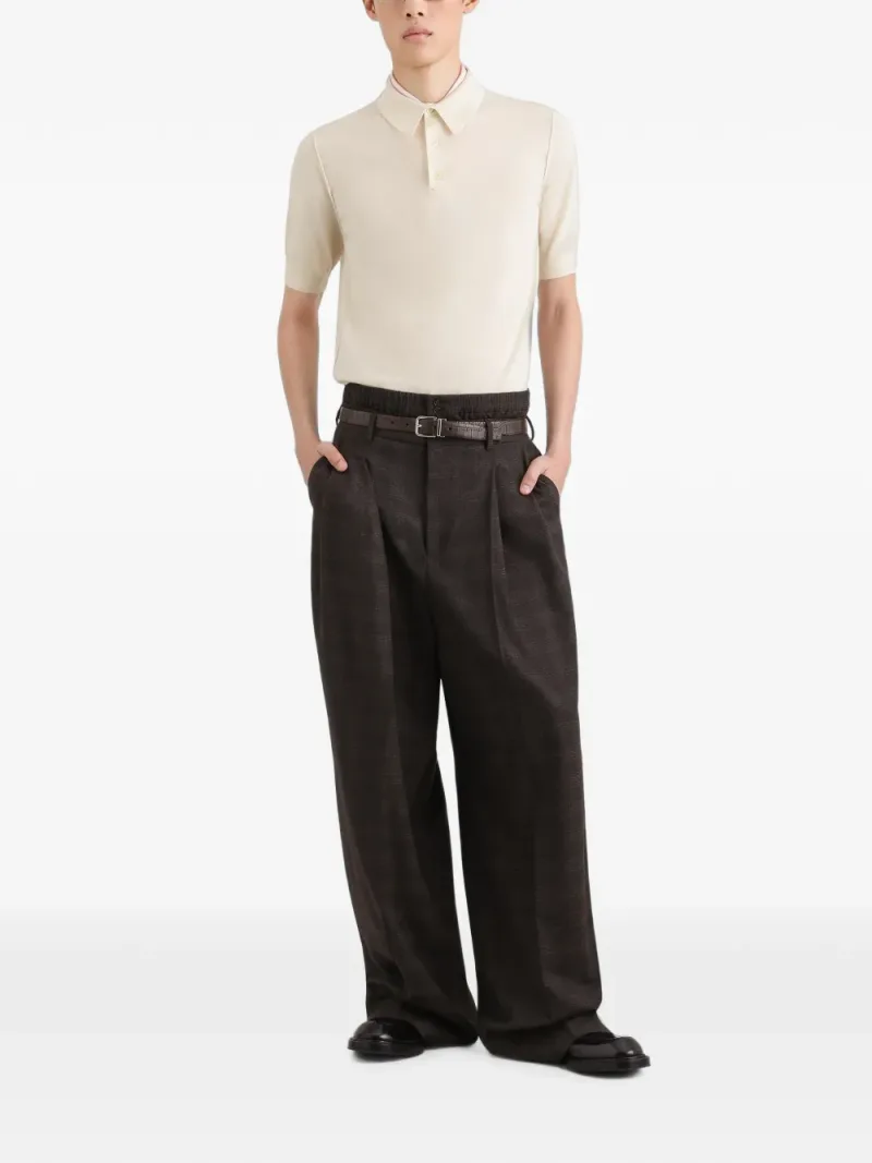 Dolce & Gabbana — Glen plaid trousers — Foto 2 di 5