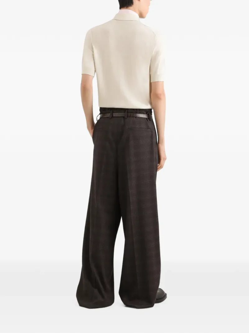 Dolce & Gabbana — Glen plaid trousers — Foto 3 di 5