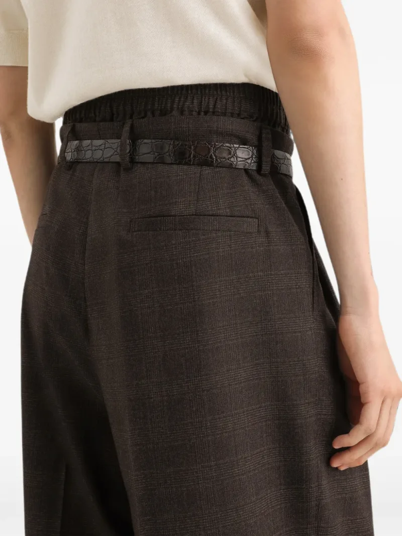 Dolce & Gabbana — Glen plaid trousers — Foto 4 di 5