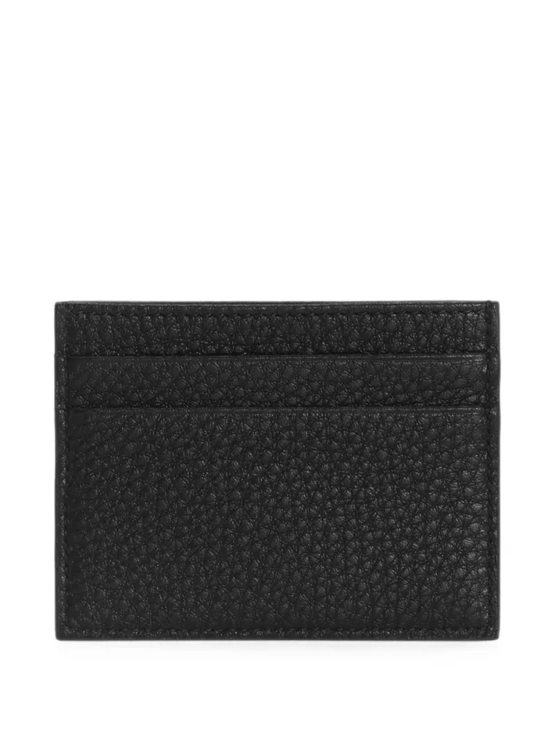 Dolce & Gabbana — Calfskin card holder with logo — Foto 2 di 3