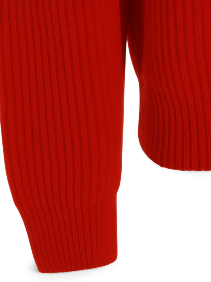 Jil Sander — Ribbed half-zip sweater — Foto 3 di 3