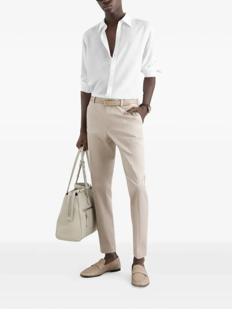 Dolce & Gabbana — Martini shirt in DG Barre jacquard — Foto 2 di 5
