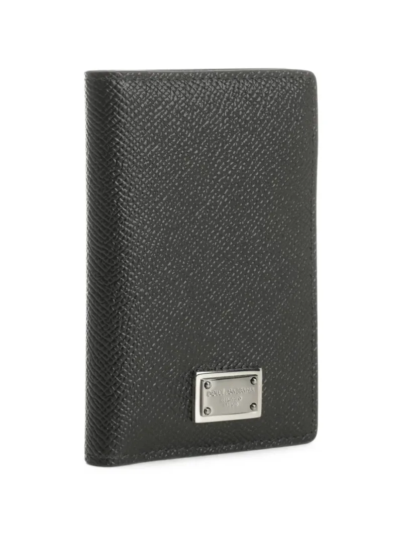 Dolce & Gabbana — Dauphine-print calfskin bifold card holder — Photo 3 of 4